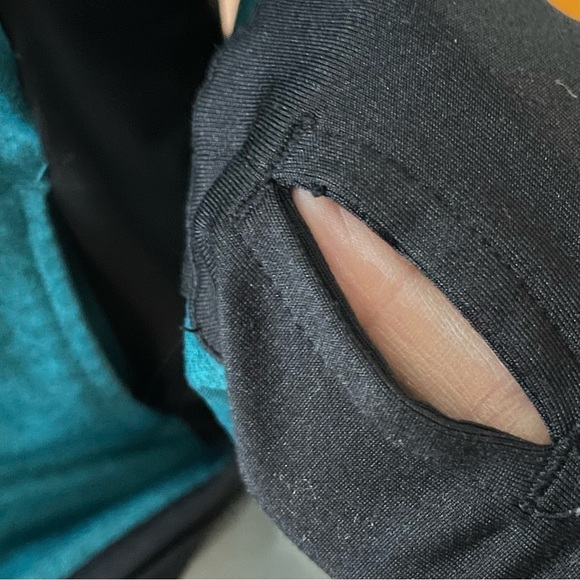 Aeropostale Live Love Dream Quarter Zip Teal & Black Pullover Size Small - Picture 6 of 8